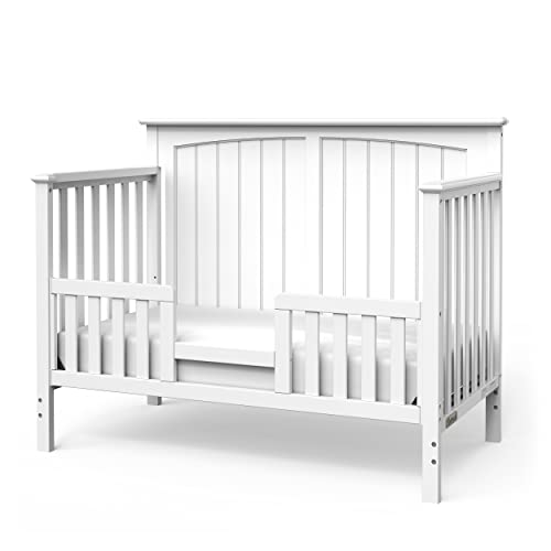 Child Craft Sheldon 4-in-1 Convertible Crib, Matte White