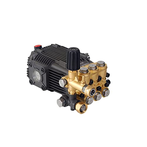 Canpump Pressure Washer Triplex Pump, 3600 psi at 4.94 gpm, 24 mm Solid Shaft