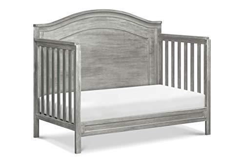 DaVinci Charlie 4-in-1 Convertible Crib in Cottage Grey, Greenguard Gold Certified