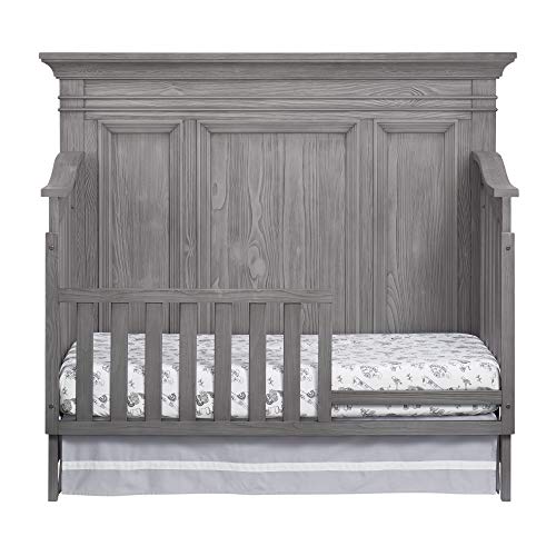 Oxford Baby Westport 4 in 1 Convertible Crib, Dusk Gray