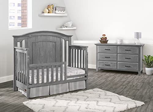Oxford Baby Willowbrook Convertible Crib, Graphite Gray