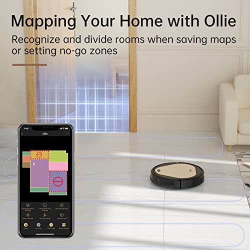 TRIFO Robot Vacuum Cleaner, Robot Cleaner 4000Pa, Objects Avoidance, Visual SLAM Navigation, 1080P Camera Home Surveillance, AI Mapping, Self-Charging, WiFi 2.4GHz, Robotic Vacuums, Ideal for Pet Hair