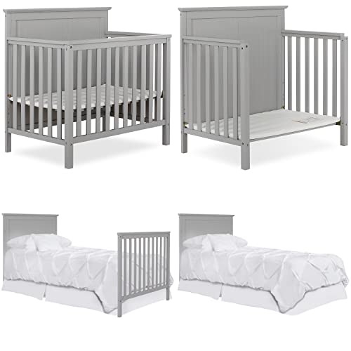 Dream On Me Ava 4-in-1 Convertible Mini Crib