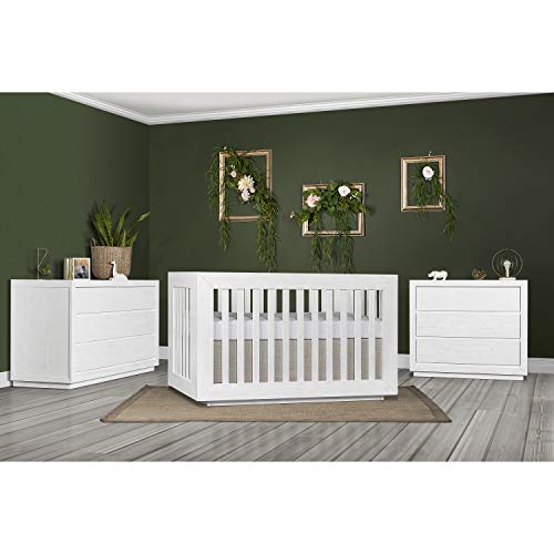 Evolur Maddox Modern Crib, Weathered White