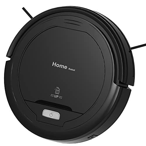 Robotic Vacuum Cleaner, Automatic Robot Vacuum, Long Hair Tangle-Free Super Thin Robot Cleaner 90min Working Suitable for Tiles,Wooden Floor, Low Pile Carpet Tangle-Free Perfect Pets Hair