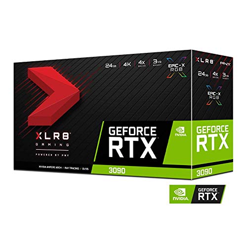 PNY GeForce RTX™ 3090 24GB XLR8 Gaming REVEL EPIC-X RGB™ Triple Fan Graphics Card