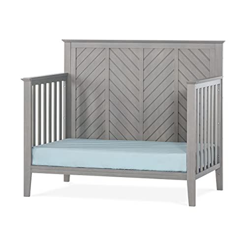 Child Craft Atwood 4-in-1 Convertible Baby Crib (Lunar Gray)