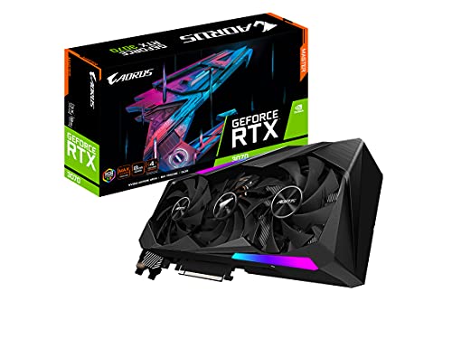 GIGABYTE AORUS GeForce RTX 3070 Master 8G (REV2.0) Graphics Card, 3X WINDFORCE Fans, 8GB 256-bit GDDR6, GV-N3070AORUS M-8GD REV2.0 Video Card