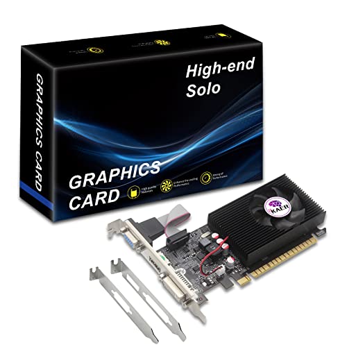 GeForce GT 730 4GB DDR3 128 Bit PCI Express 2.0 X 8 (DVI VGA HDMI) Low Profile Graphics Card, PC Video Card (with Bracket)