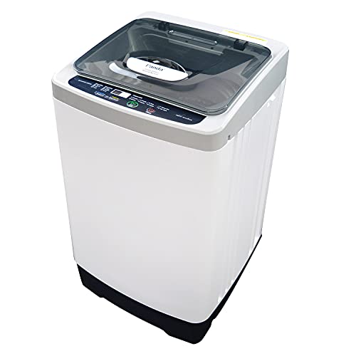 Panda Portable Washing Machine, 10 Lbs Capacity, 3 Water Levels, 8 Programs, Compact Top Load Cloth Washer, 1.38 Cu.ft