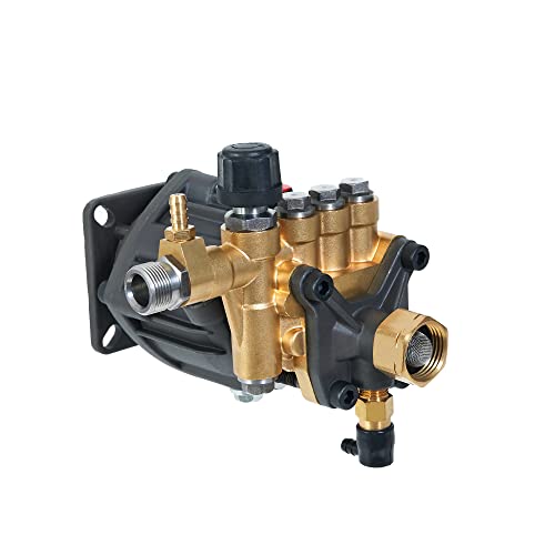 Canpump Pressure Washer Axial Pump, 2700 psi at 3.0 gpm, 3/4-inch Horizontal Shaft