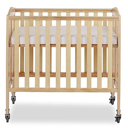 Dream On Me 3-in-1 Folding Portable Crib, Natural, Large