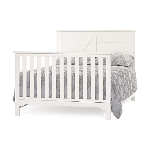 Forever Eclectic Woodland 4-in-1 Convertible Baby Crib, Brushed Cotton