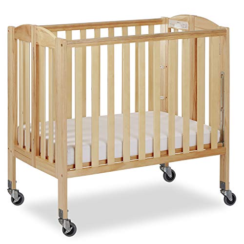 Dream On Me 3-in-1 Folding Portable Crib, Natural, Large