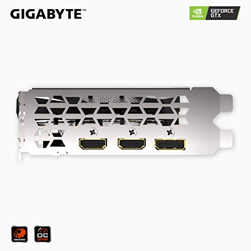 Gigabyte Gv-N1650OC-4GD GeForce GTX 1650 OC 4G Graphics Card, 2X Windforce Fans, 4GB 128-Bit GDDR5, Video Card