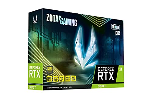ZOTAC Gaming GeForce RTX™ 3070 Ti Trinity OC 8GB GDDR6X 256-bit 19 Gbps PCIE 4.0 Gaming Graphics Card, IceStorm 2.0 Advanced Cooling, Spectra 2.0 RGB Lighting, ZT-A30710J-10P