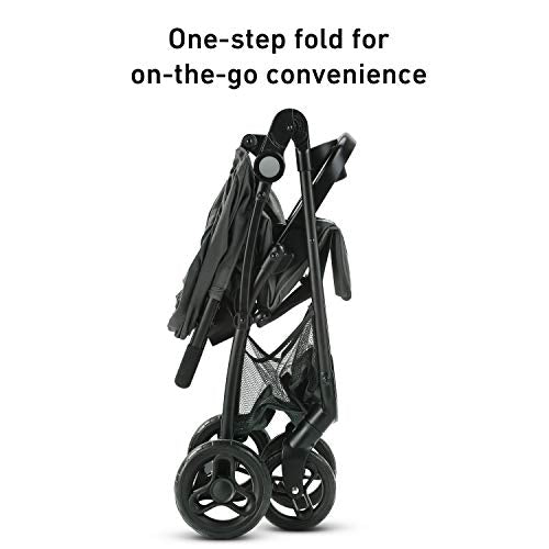 Graco NimbleLite Stroller | Lightweight Stroller, Under 15 Pounds, Car Seat Compatible, Compact Fold, Studio , 8.86x23.46x18.78 Inch (Pack of 1)