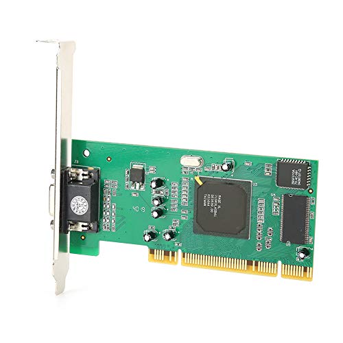8MB Graphics Card VGA PCI 32Bit for Server, Industrial Computer Multi-Display for ATI Rage XL, 32Bit PCI VGA Video Card, 64Bit PCI-X Universal Video Card for Desktop Computers