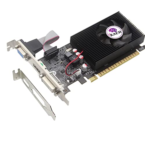 GeForce GT 730 4GB DDR3 128 Bit PCI Express 2.0 X 8 (DVI VGA HDMI) Low Profile Graphics Card, PC Video Card (with Bracket)