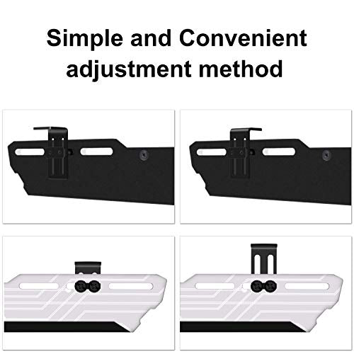 EZDIY-FAB RGB GPU Holder 5V 3-Pin Colorful RGB Graphics Card GPU Support Video Card Holder Bracket, Video Card Sag Holder/Holster Bracket- 309-1