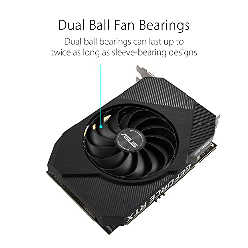 ASUS Phoenix NVIDIA GeForce RTX 3060 V2 Gaming Graphics Card- PCIe 4.0, 12GB GDDR6 memory, HDMI 2.1, DisplayPort 1.4a, Axial-tech Fan Design, Protective Backplate, Dual ball fan bearings, Auto-Extreme