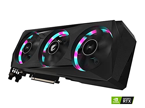 GIGABYTE AORUS GeForce RTX 3060 Elite 12G (REV2.0) Graphics Card, 3X WINDFORCE Fans, 12GB 192-bit GDDR6, GV-N3060AORUS E-12GD REV2.0 Video Card