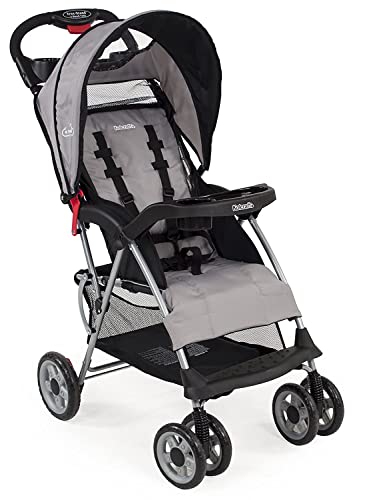 Kolcraft - Cloud Plus Lightweight Easy Fold Compact Travel Baby Stroller - Slate Grey
