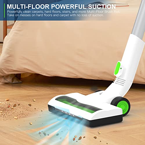 Mitcent Cordless Stick Vacuum Cleaner - 23Kpa 160W High Efficiency Brushless Motor, Lightweight Vacuum Cleaner, MT2002A