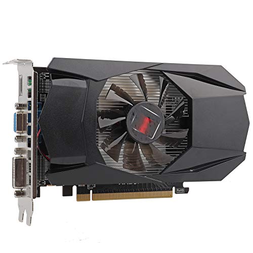 HD7670 1GB Gaming Graphics Display Video Card,128bit DDR5 Video Game Graphics Card,Low Power Display Gaming Graphics Card with PCI Express 3.0 Graphics Card Slot,DDR5 Computer Components