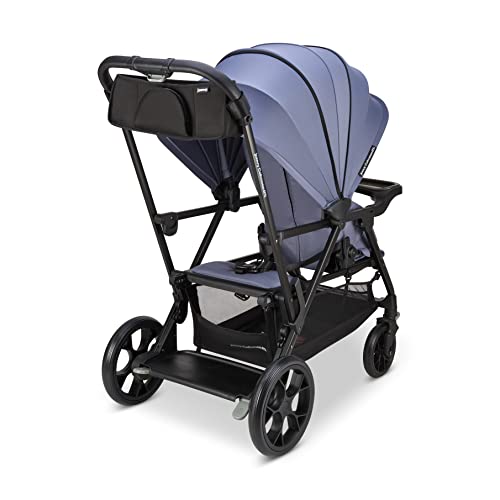 New Joovy Caboose RS Stroller, Premium Sit and Stand Stroller, Slate