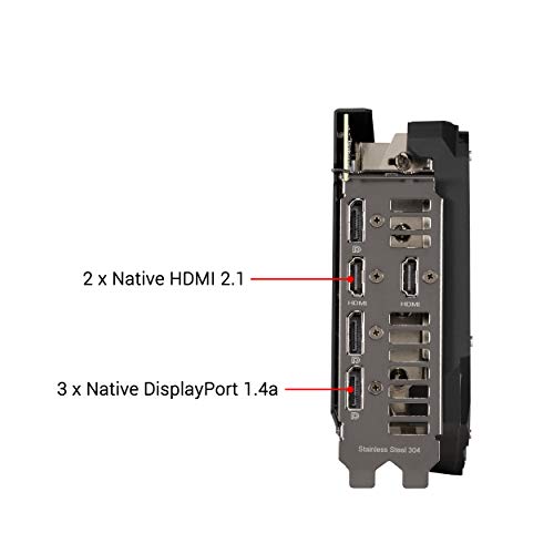 ASUS ROG Strix NVIDIA GeForce RTX 3060 OC Edition Gaming Graphics Card (PCIe 4.0, 12GB GDDR6, HDMI 2.1, DisplayPort 1.4a, Axial-tech Fan Design, 2.7-Slot, Super Alloy Power II, GPU Tweak II)