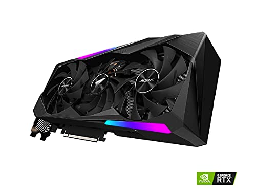 GIGABYTE AORUS GeForce RTX 3070 Master 8G (REV2.0) Graphics Card, 3X WINDFORCE Fans, 8GB 256-bit GDDR6, GV-N3070AORUS M-8GD REV2.0 Video Card