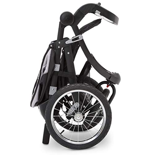 Jeep Deluxe Patriot Open Trails Jogging Stroller by Delta Children, Charcoal Tracks