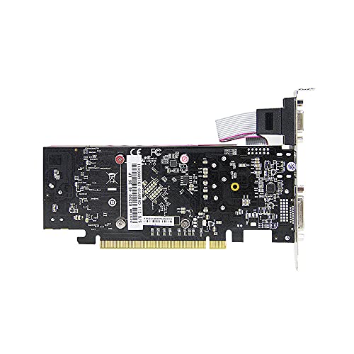 YESTON AMD Radeon RX550 4G D5 LP Gaming Graphics Card Radeon Chill 4GB Memory GDDR5 128Bit 6000MHz VGA + HD + DVI-D GPU