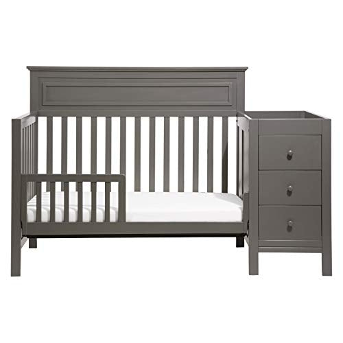 DaVinci Autumn 4-in-1 Convertible Crib and Changer Combo in Slate