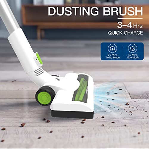 Mitcent Cordless Stick Vacuum Cleaner - 23Kpa 160W High Efficiency Brushless Motor, Lightweight Vacuum Cleaner, MT2002A