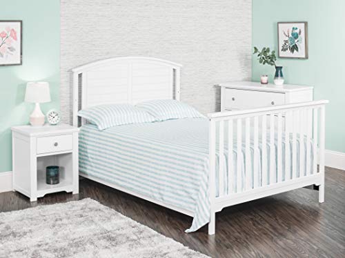 Forever Eclectic Hampton Curve-Top 4-in-1 Convertible Baby Crib