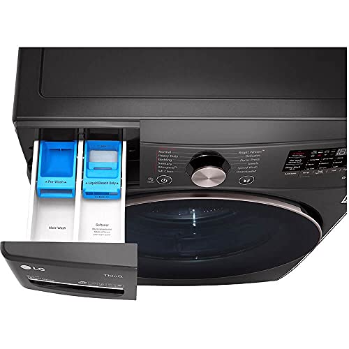 LG WM4000HBA / WM4000HBA / WM4000HBA 4.5 Cu. Ft. Ultra Large Capacity Smart wi-fi Enabled Front Load Washer with TurboWash 360 and Built-in Intelligence