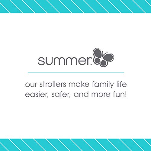 Summer Infant 3DPac CS+ Double Stroller, Lightweight One-Hand Compact Fold, Carseat Compatible