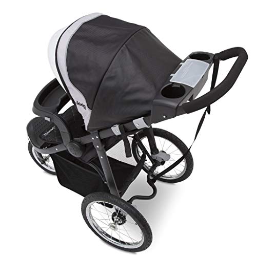 Jeep Deluxe Patriot Open Trails Jogging Stroller by Delta Children, Charcoal Tracks