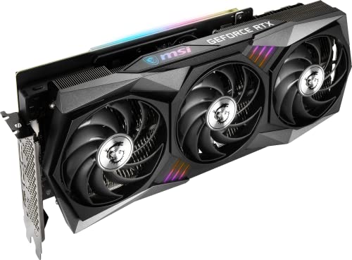 MSI Gaming GeForce RTX 3080 LHR 12GB GDRR6X 384-Bit HDMI/DP Nvlink Torx Fan 4 RGB Ampere Architecture OC Graphics Card (RTX 3080 Gaming Z Trio 12G LHR)