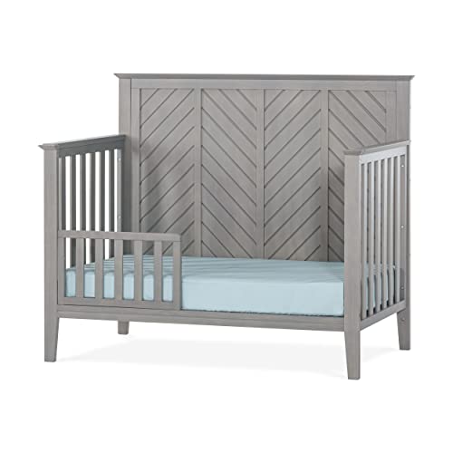 Child Craft Atwood 4-in-1 Convertible Baby Crib (Lunar Gray)