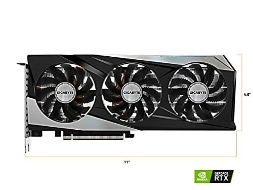 GIGABYTE GeForce RTX 3060 Ti Gaming OC PRO 8G (REV3.0) Graphics Card, 3X WINDFORCE Fans, LHR, 8GB 256-bit GDDR6, GV-N306TGAMINGOC PRO-8GD R3 Video Card