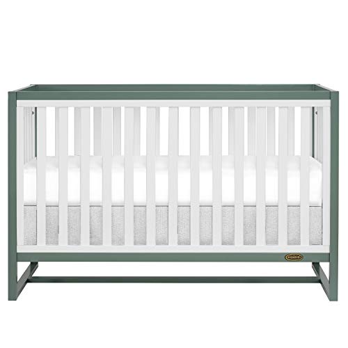 Dream On Me Arlo 5-in-1 Convertible Crib in Jungle Green