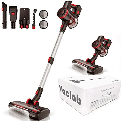 VACLAB Lightweight Cordless Vacuum Cleaner with Thickened & Durable ABS Material, BPA Free, 23000Pa Stick Vacuum, 40 Minutes, Ideal for Hard Floor & Thin Carpets Deep Cleaning