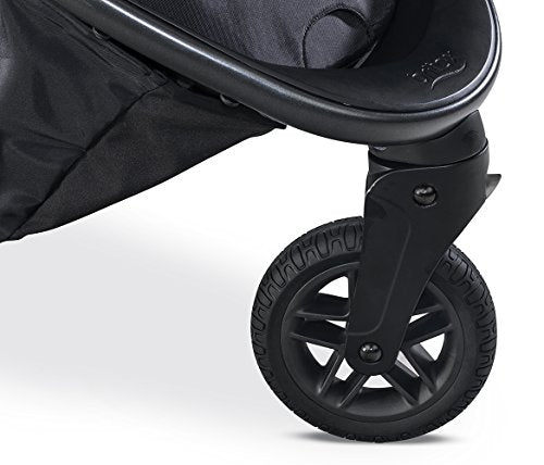 Britax B-Free Stroller | All Terrain Tires + Adjustable Handlebar + Extra Storage with Front Access + One Hand, Easy Fold, Pewter