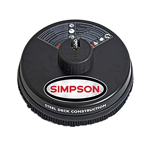 SIMPSON Cleaning MS60763-S MegaShot Gas Pressure Washer Powered by Kohler RH265 + Simpson Cleaning 80165 Universal 15" Steel Surface Scrubber for Cold Water Pressure Washers