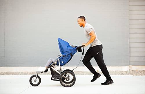 Joovy Zoom 360 Ultralight Jogging Stroller, Large Canopy, Lightweight Jogger, Extra Large Air Filled Tires, Blueberry