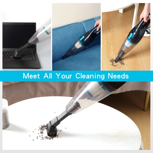 Intercleaner Corded Vacuum Cleaner, 12KPa Powerful Suction with 400W Motor, 4 in 1 Lightweight Bagless Stick Vac with Handheld for Pet Hair Hard Floor and Carpet