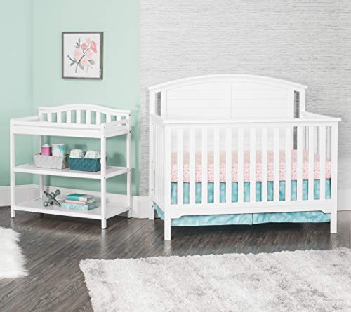 Forever Eclectic Hampton Curve-Top 4-in-1 Convertible Baby Crib